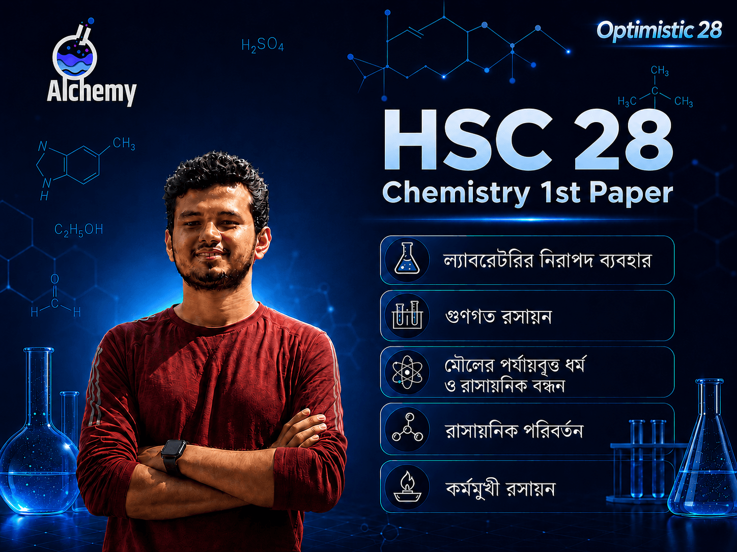 HSC 28- Chemistry 1st Paper Batch (Optimistic 28)